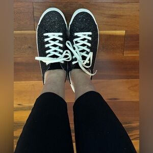 GUC Size 9 black Blingy sneakers by Old Navy